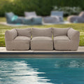 Hagesofa Dotty Cloud polypropylen 225x75 cm forfra