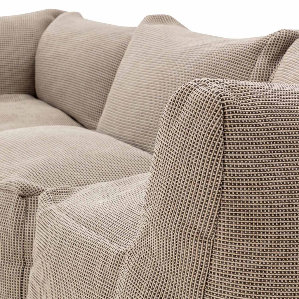 Hagesofa Dotty Cloud polypropylen 225x75 cm med puter