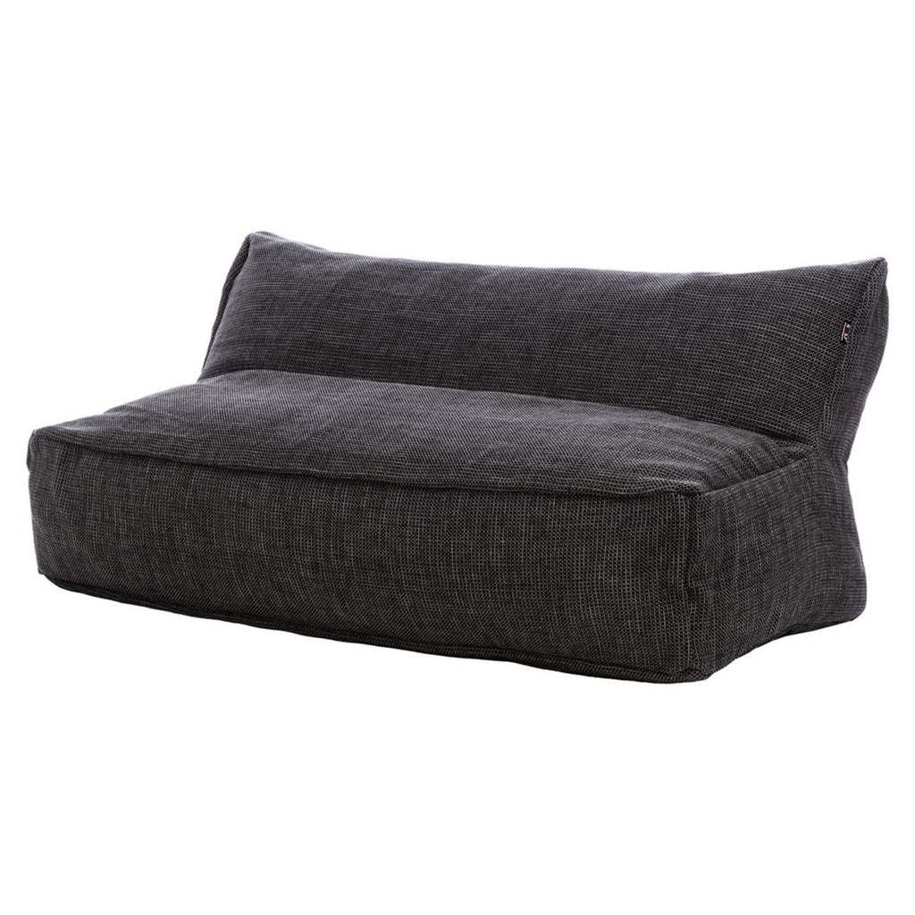 Hagesofa Dotty polypropylen 150 cm antrasitt forfra