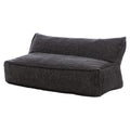 Hagesofa Dotty polypropylen 150 cm antrasitt forfra