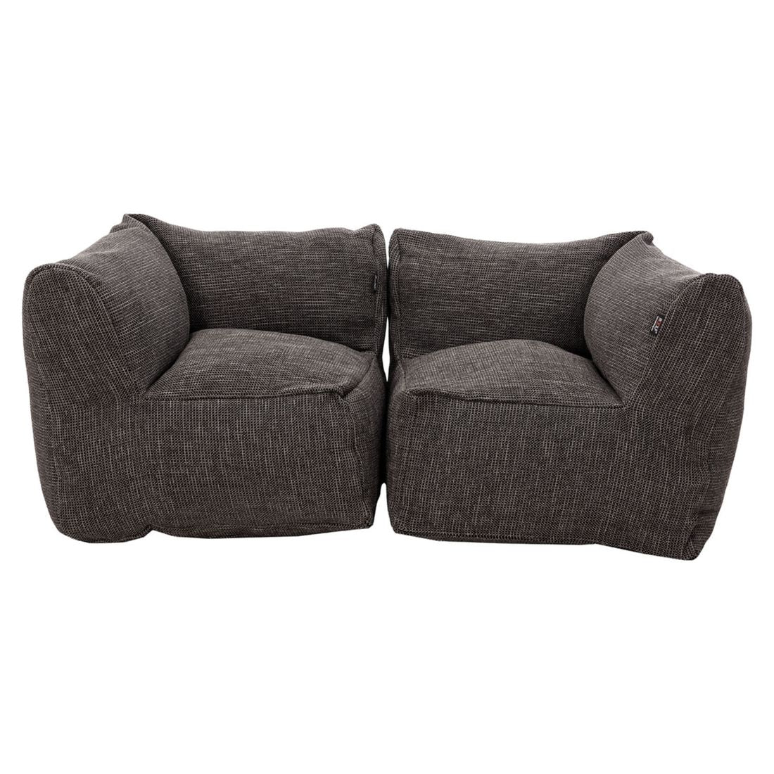 Hagesofa Dotty polypropylen 150 cm antrasitt bakside