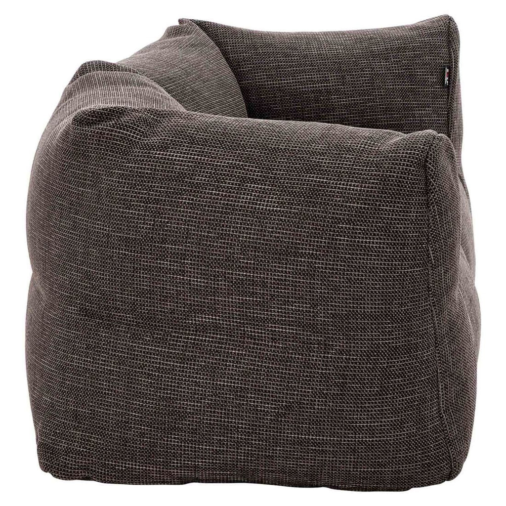 Hagesofa Dotty polypropylen 150 cm antrasitt nærbilde av sete