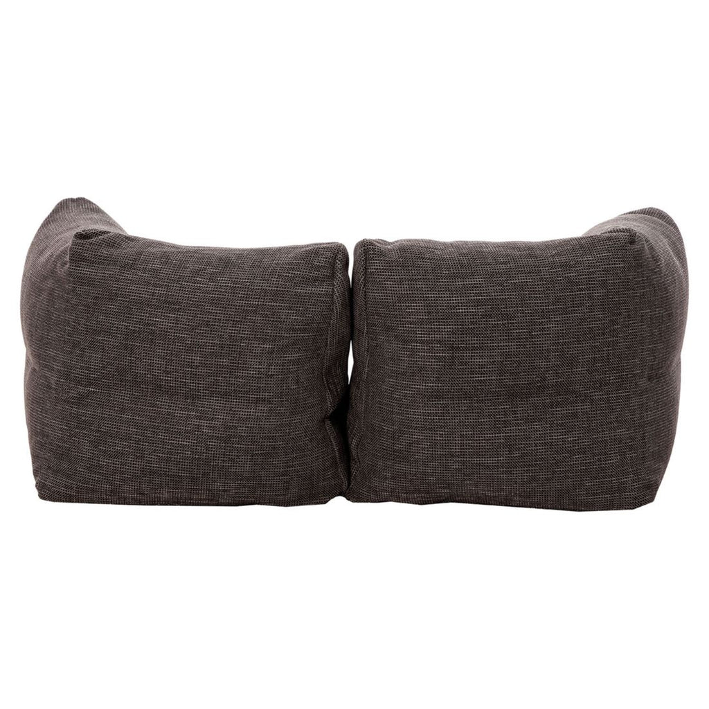 Hagesofa Dotty polypropylen 150 cm antrasitt med puter
