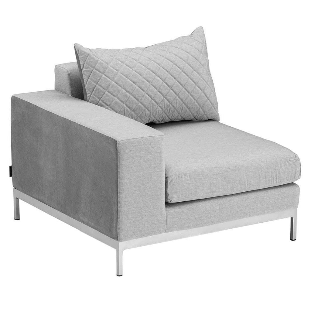 Nærbilde av Hagesofa Ego Modular aluminium/Sunbrella 253 cm aluminiumramme