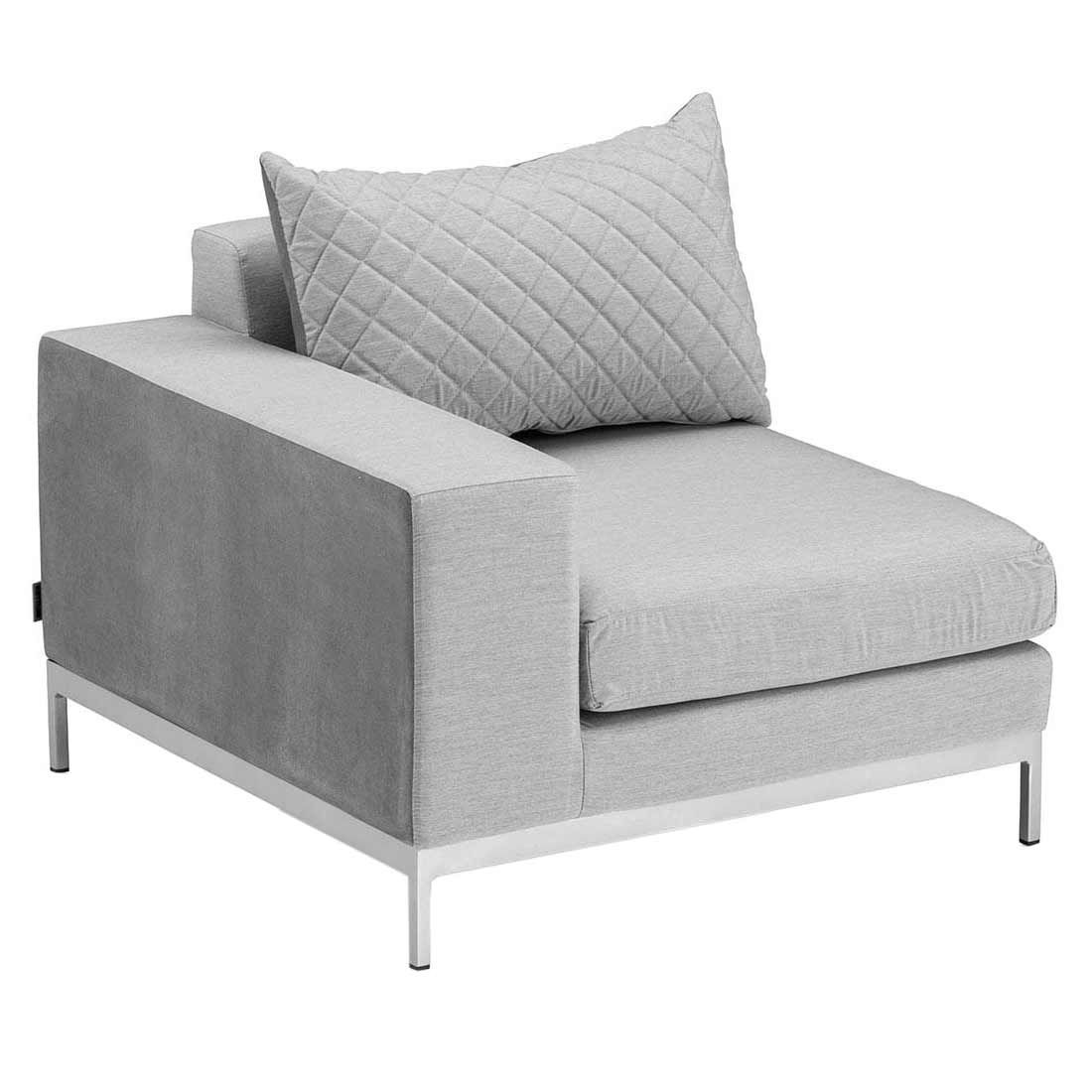 Nærbilde av Hagesofa Ego Modular aluminium/Sunbrella 253 cm aluminiumramme