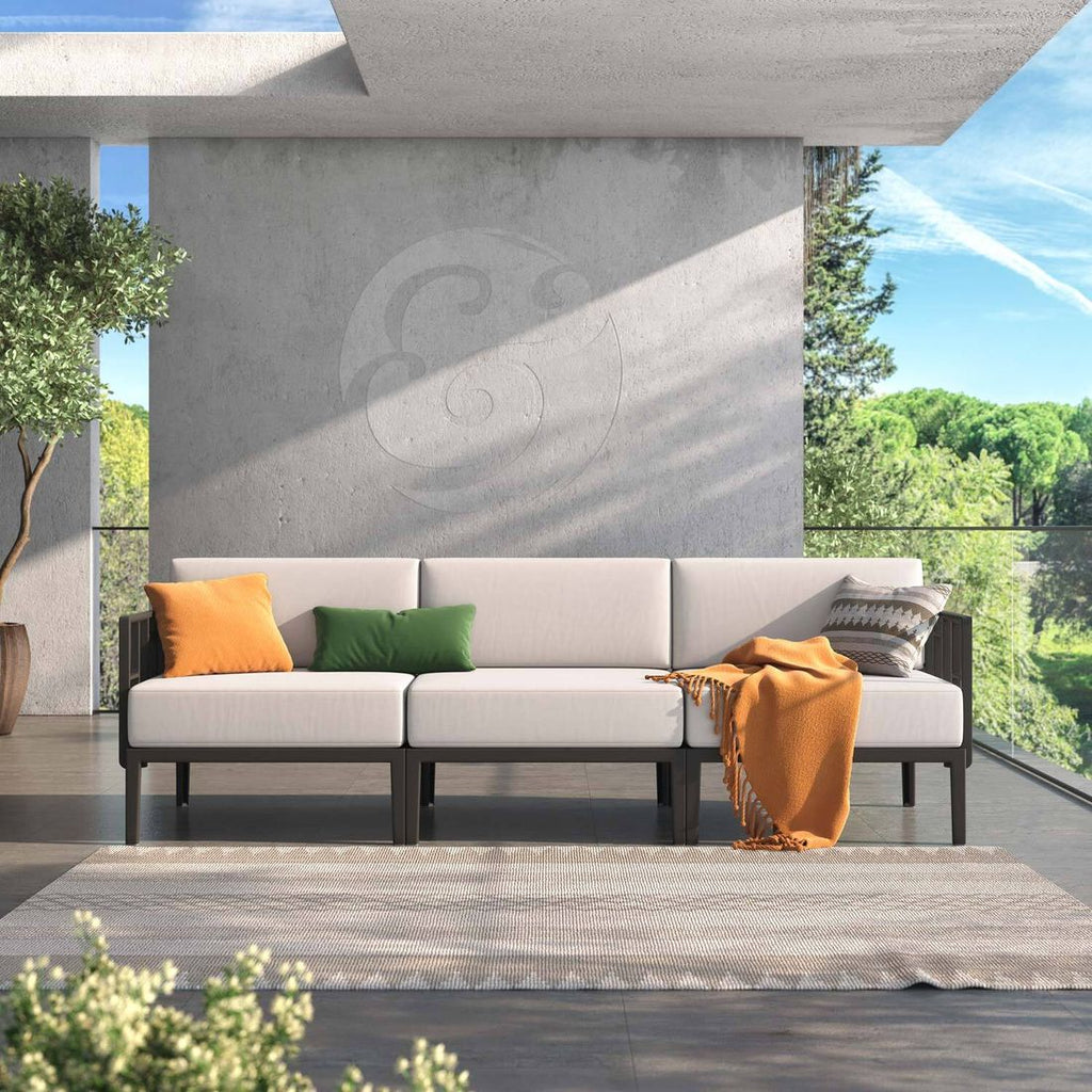 Hagesofa Engels Kit 3 plast/blandingsstoff bakside