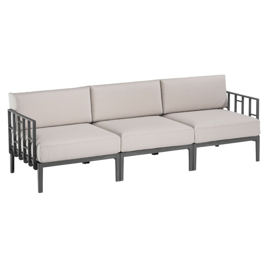 Hagesofa Engels Kit 3 plast/blandingsstoff detalj av stoff