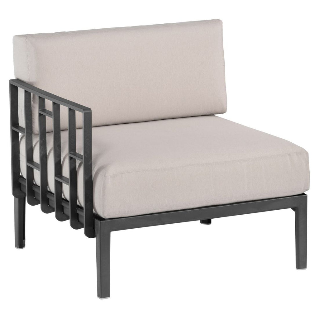 Hagesofa Engels Kit 3 plast/blandingsstoff sideprofil