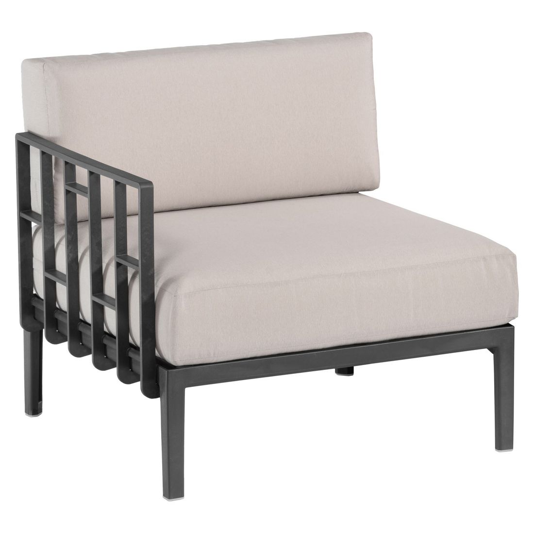 Hagesofa Engels Kit 3 plast/blandingsstoff sideprofil