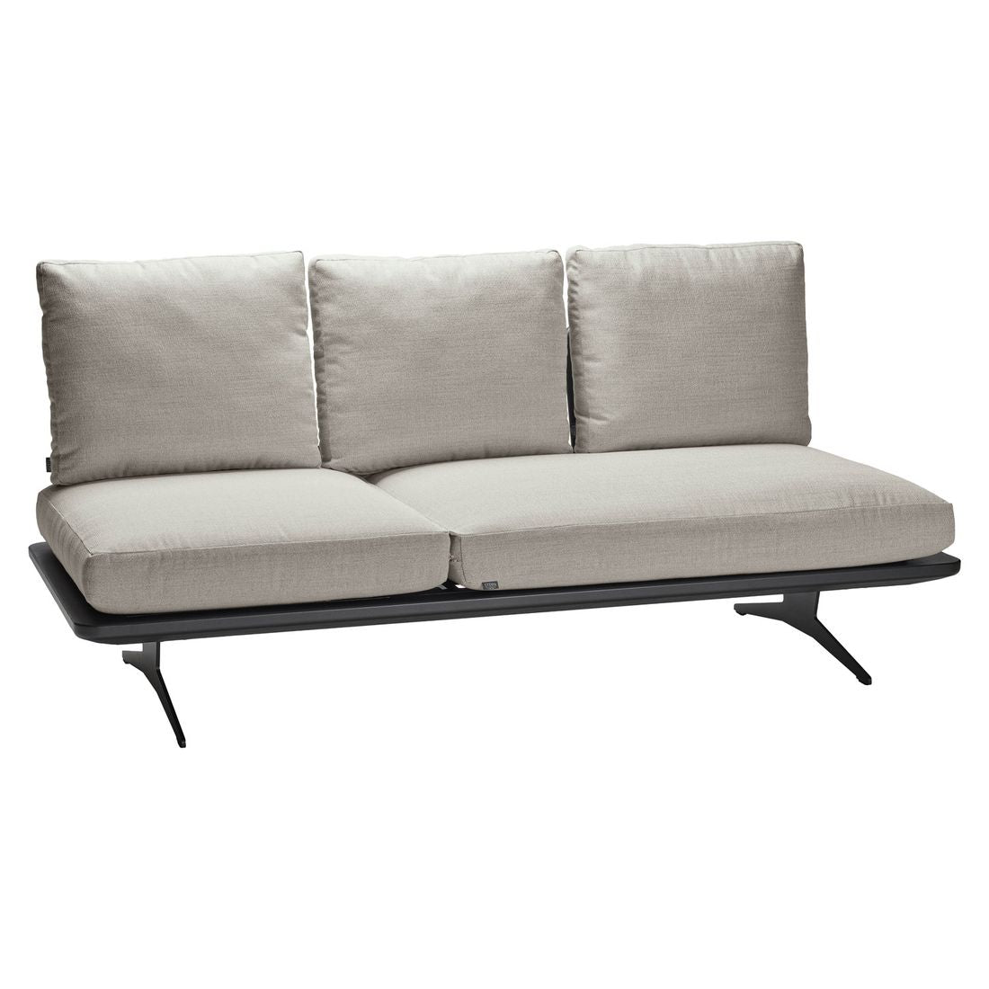 Hagesofa Enya justerbar aluminium/tau 206 cm bakside
