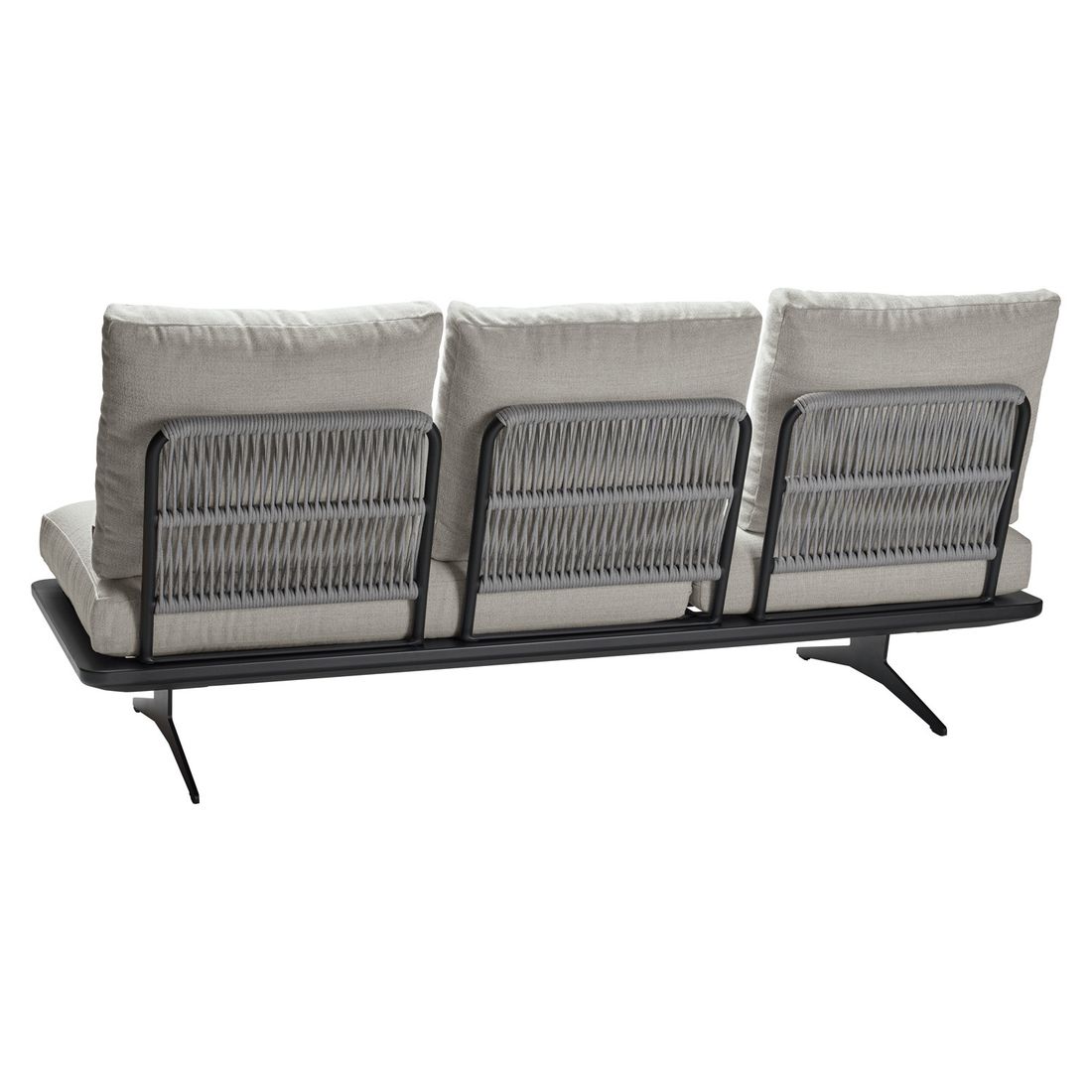 Montert Hagesofa Enya justerbar aluminium/tau 206 cm i hage