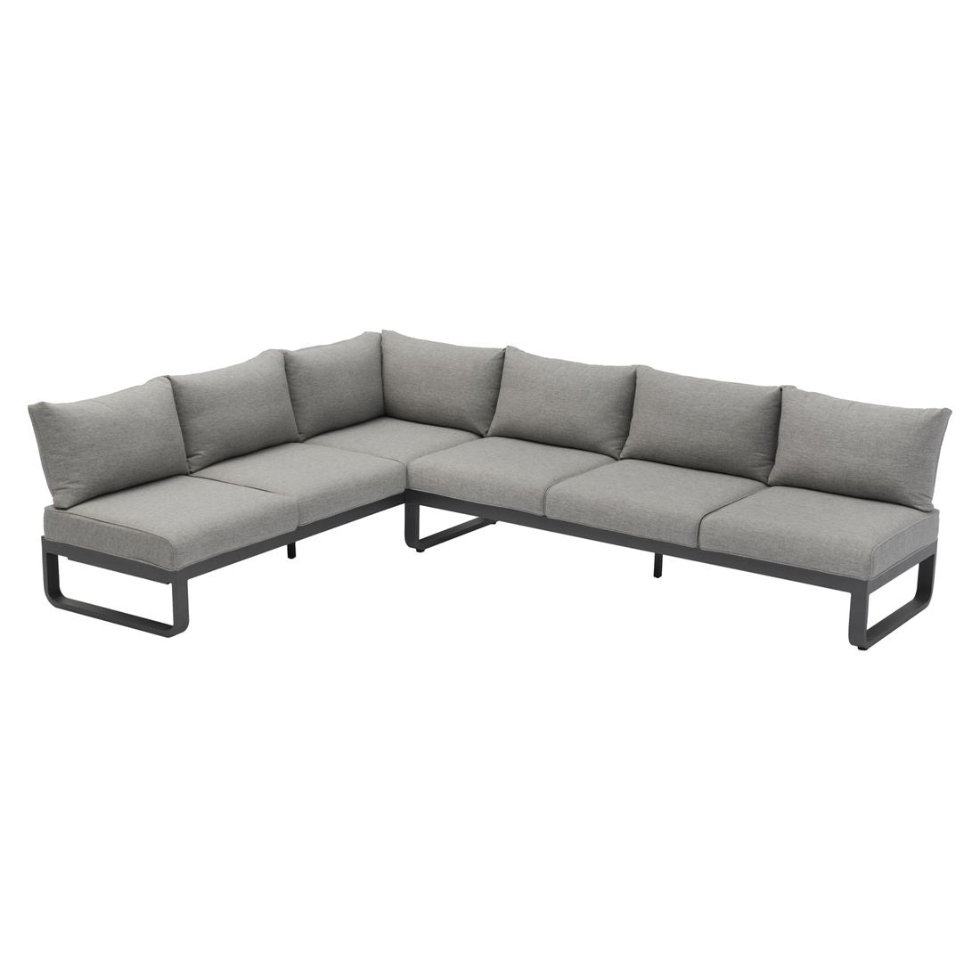 Hagesofa Fly justerbar aluminium/olefin 207 cm relaxfunksjon i bruk