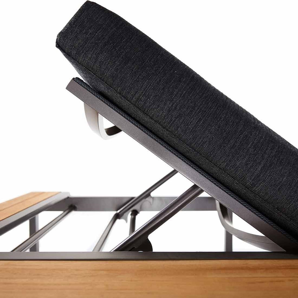 Tekstur på Sunproof stoff på Hagesofa Havanna regulerbar aluminium 213 cm