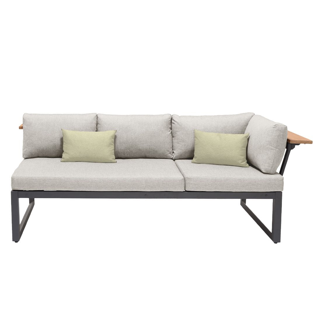 Hagesofa Jimmy med regulerbar rygg aluminium olefin bakside