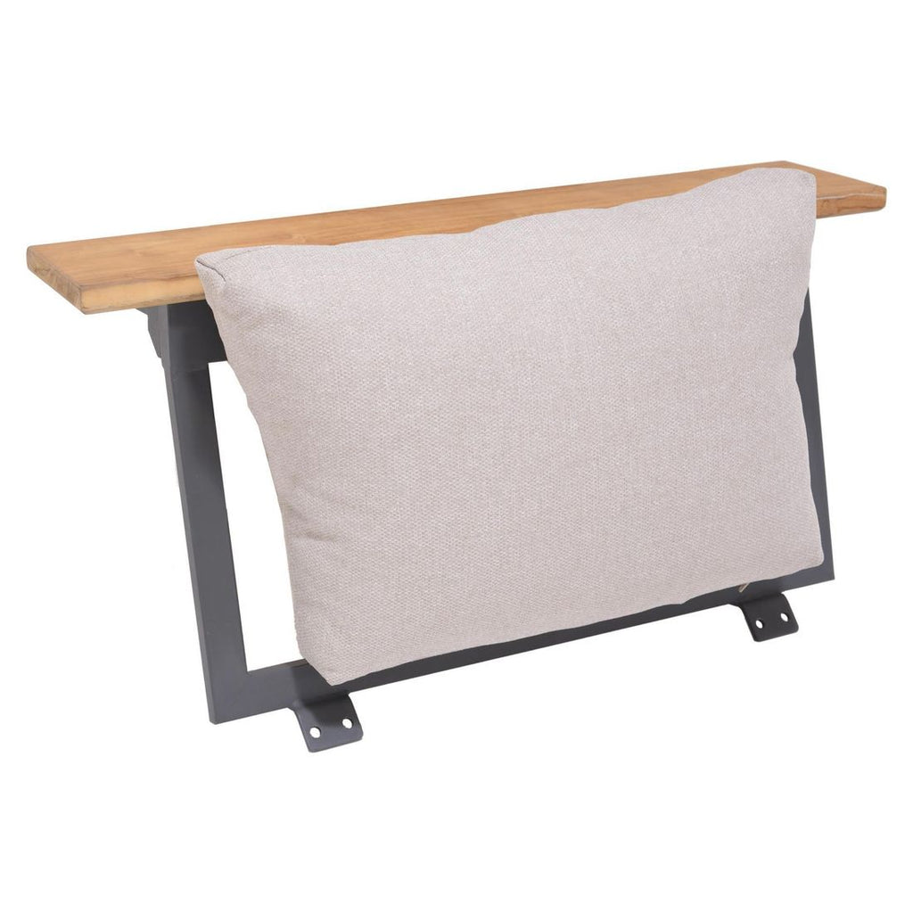 Hagesofa Jimmy med regulerbar rygg aluminium olefin med puter