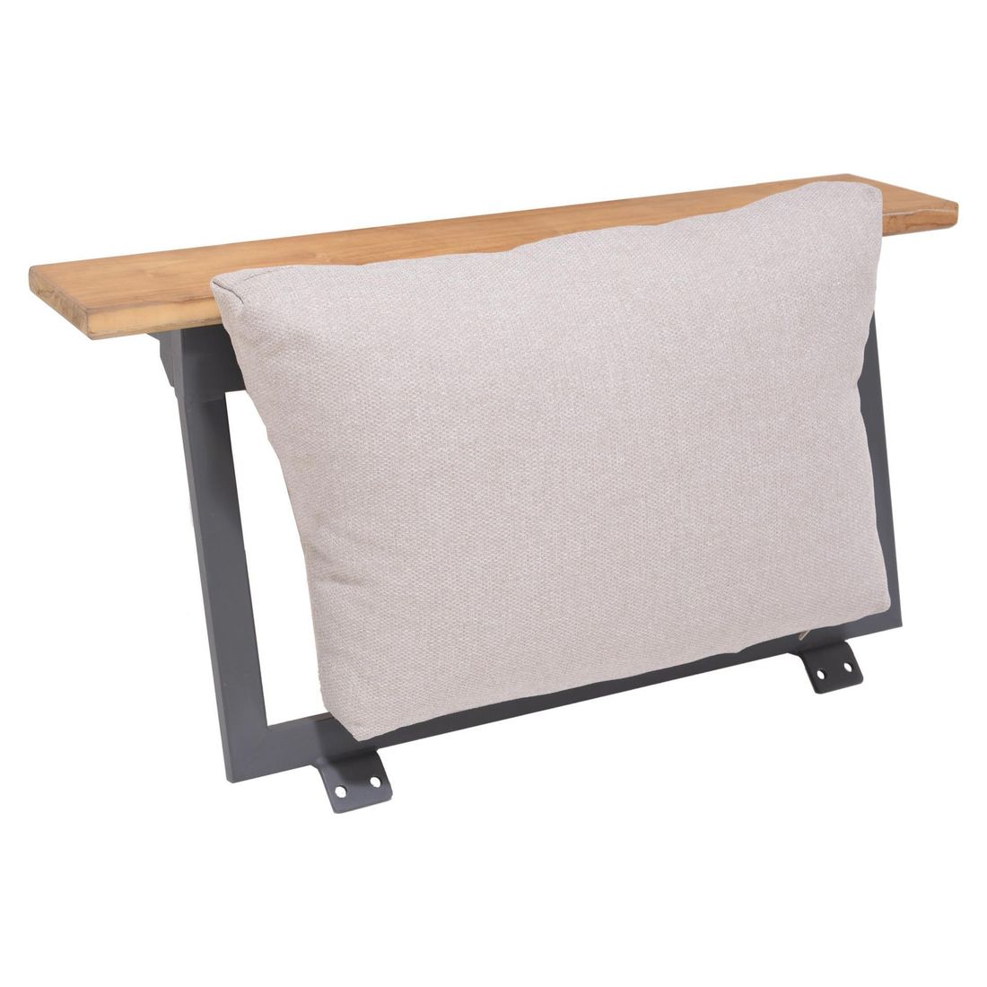Hagesofa Jimmy med regulerbar rygg aluminium olefin med puter