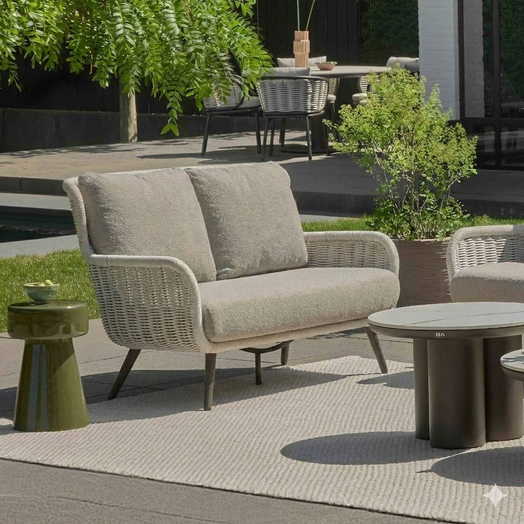 Hagesofa Key Largo aluminium tau 162 cm bakside