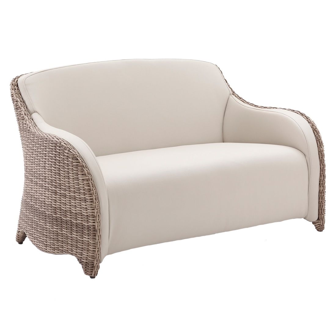 Hagesofa Luxor polyrotting aluminium 155 cm bakside