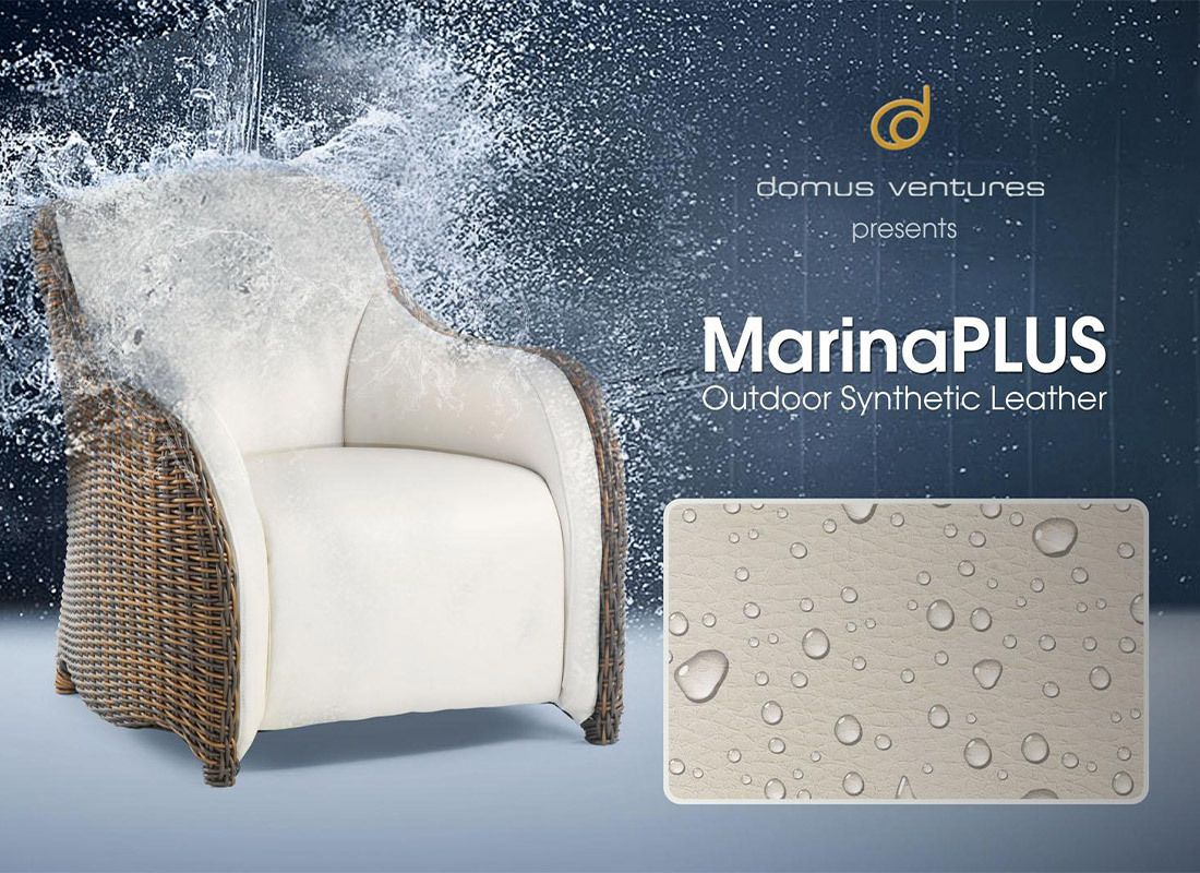 Montert Hagesofa Luxor polyrotting aluminium 155 cm i uterom