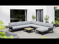 Hagesofa Ocean Skid Platform aluminium olefin forfra