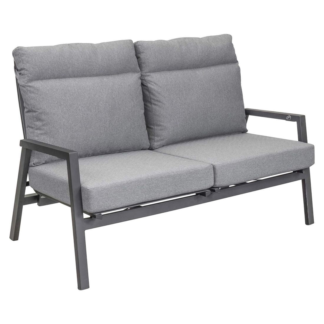 Hagesofa Perth regulerbar rygg aluminium 152 cm - OUTLIV bakside