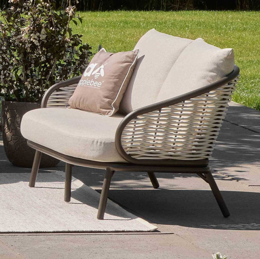 Hagesofa Pine Key aluminium/polyrotting 145 cm bakside