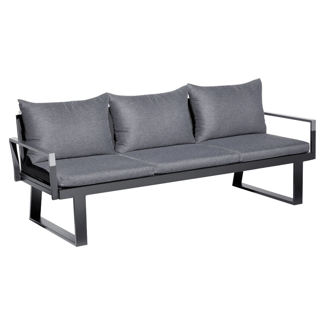 Hagesofa Rasmus Modular aluminium/polyester 222 cm bakside