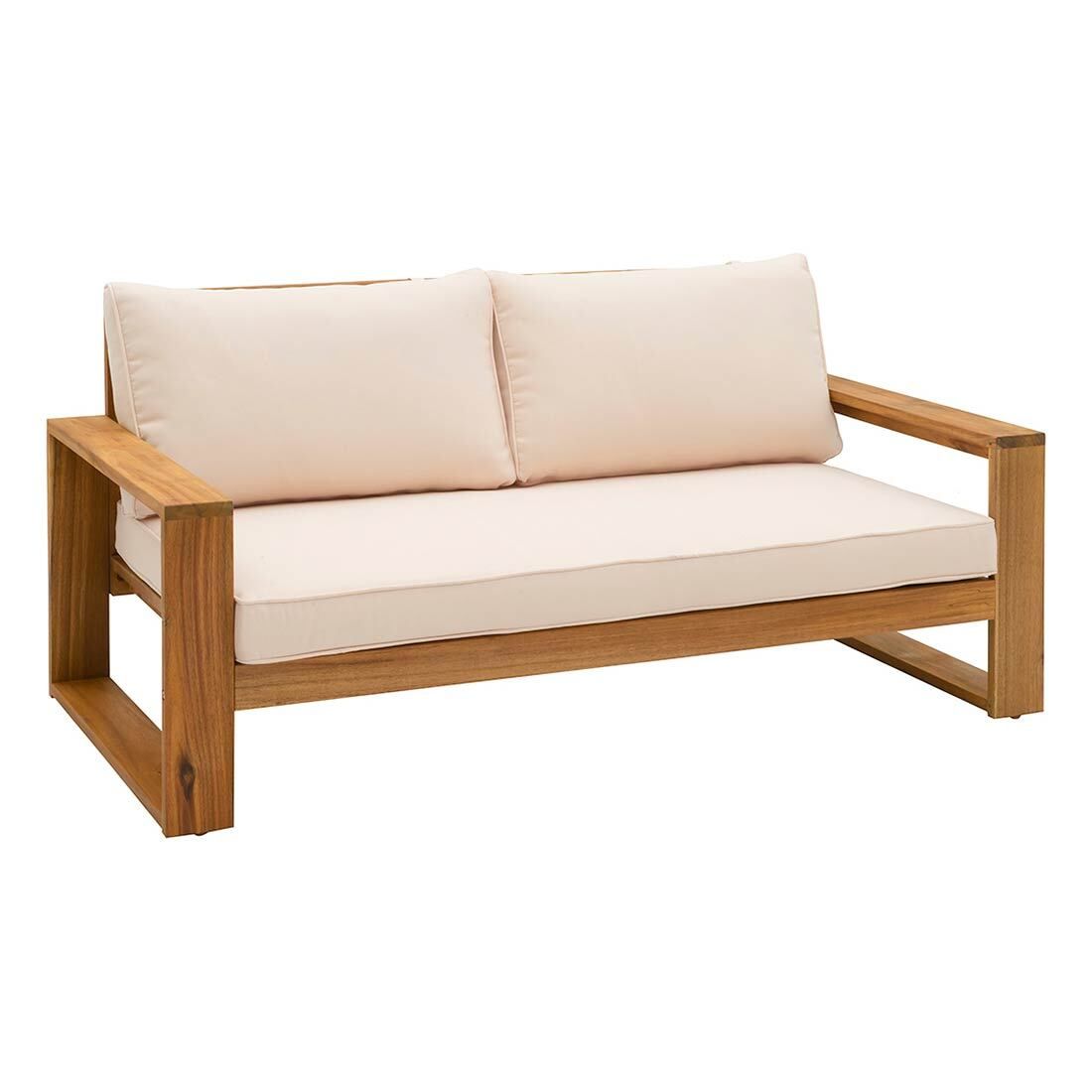 Hagesofa Santa Cruz akasie/polyester 150x77 cm bakside