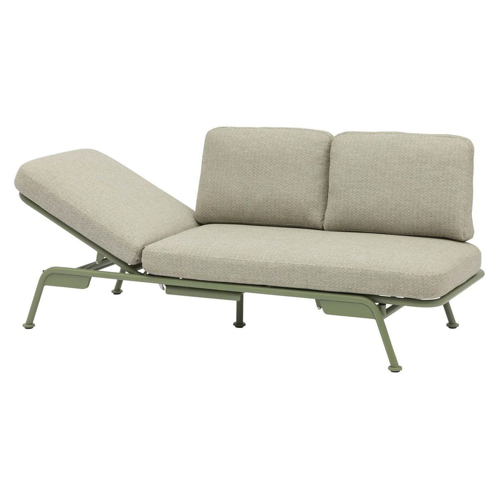 Nærbilde av aluminiumramme på Hagesofa Somerset aluminium/Sunproof 198 cm
