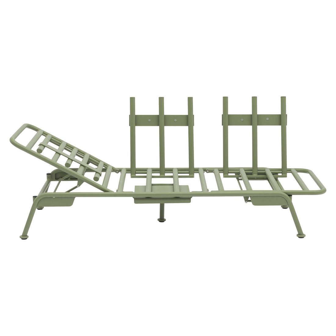 Hagesofa Somerset aluminium/Sunproof 198 cm i sollys