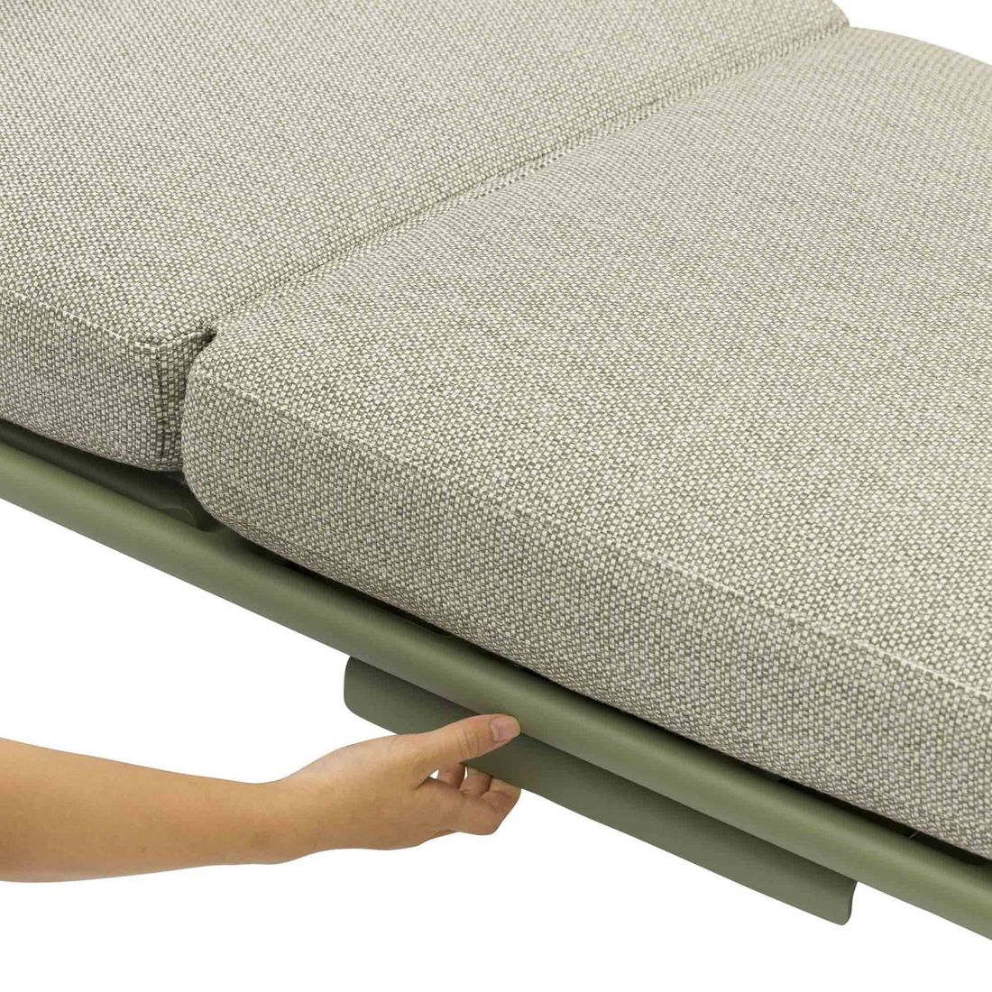 Hagesofa Somerset aluminium/Sunproof 198 cm med utsikt