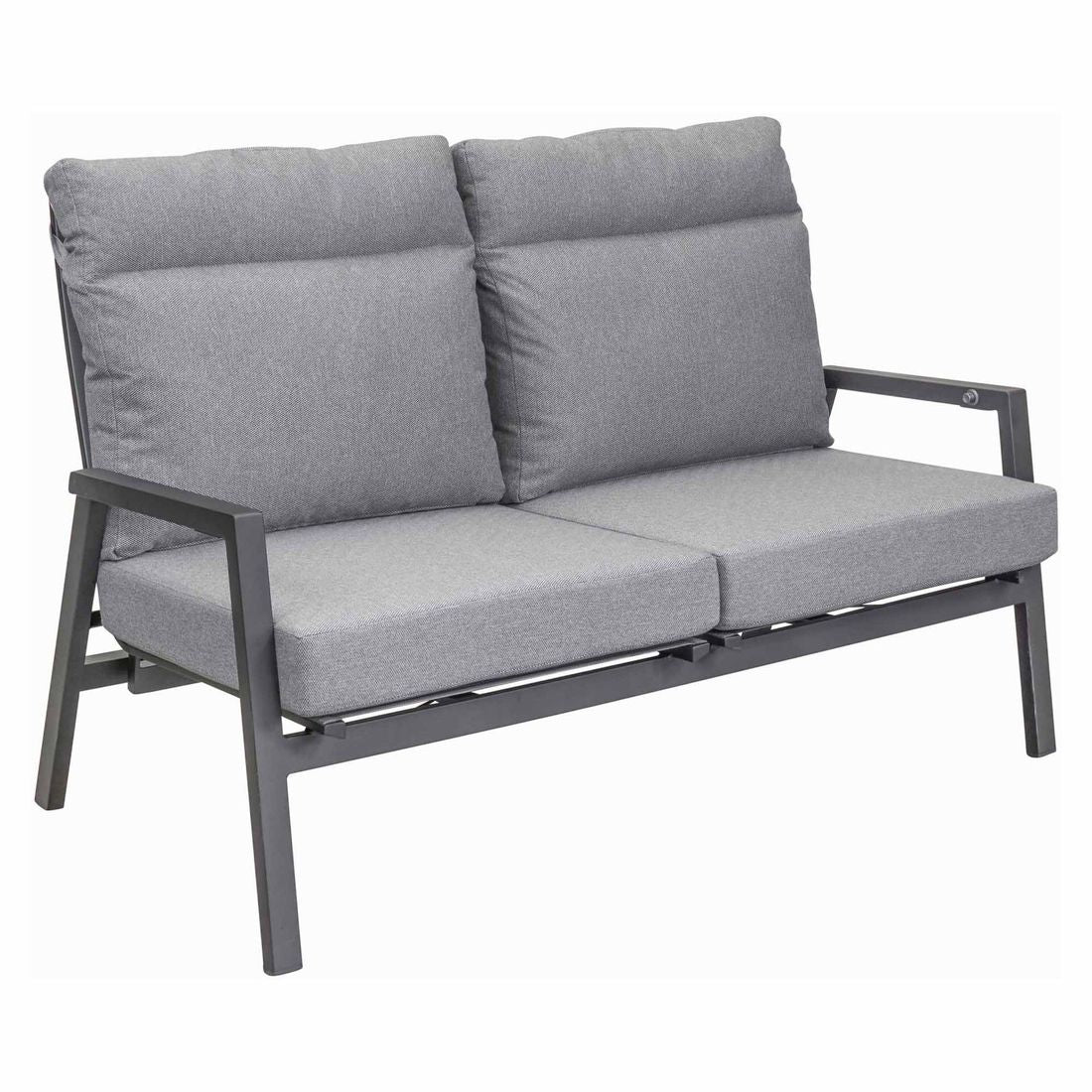 Hagesofa Sondrino regulerbar rygg aluminium 152 cm bakside