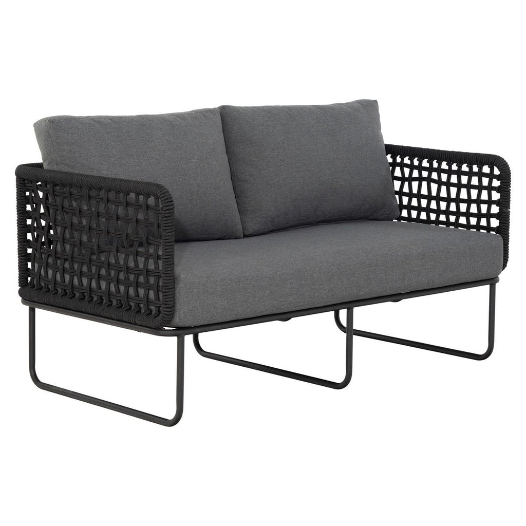 Hagesofa Tender stål tau olefin 150 cm bakside