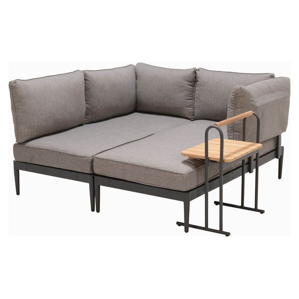 Hagesofa Topaz aluminium/olefin 149 cm - LifestyleGarden
