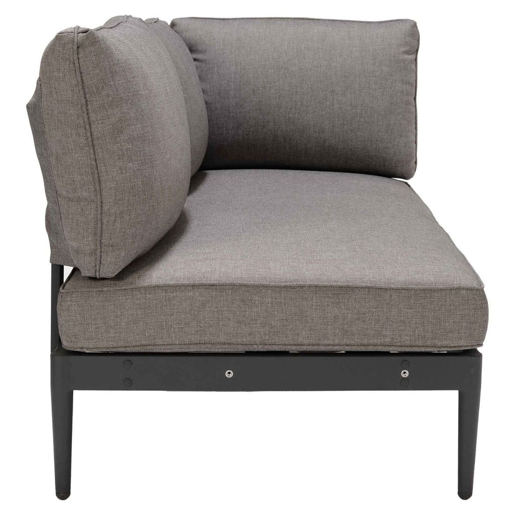Hagesofa Topaz aluminium/olefin 149 cm montert i hage