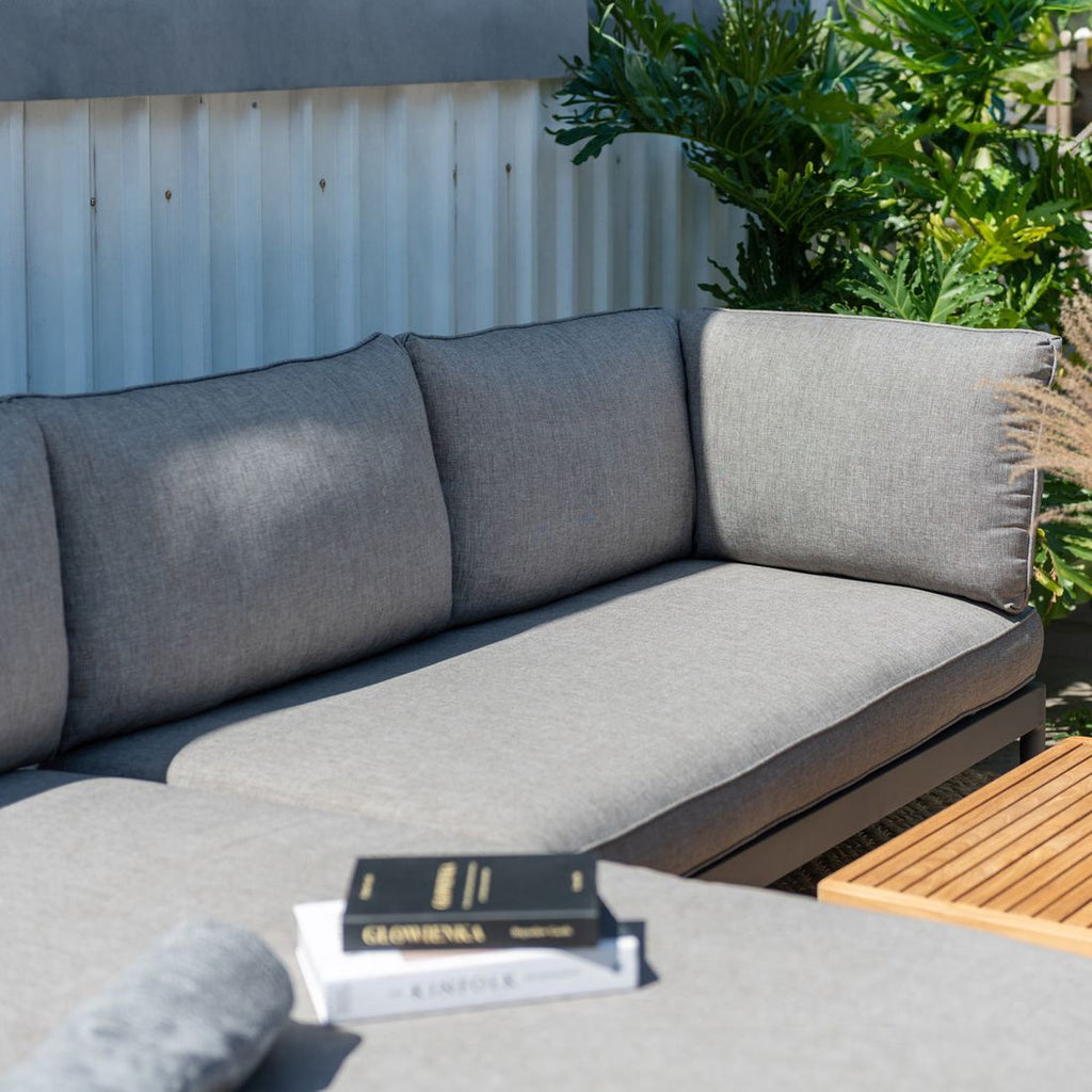 Hagesofa Topaz aluminium/olefin 149 cm - LifestyleGarden