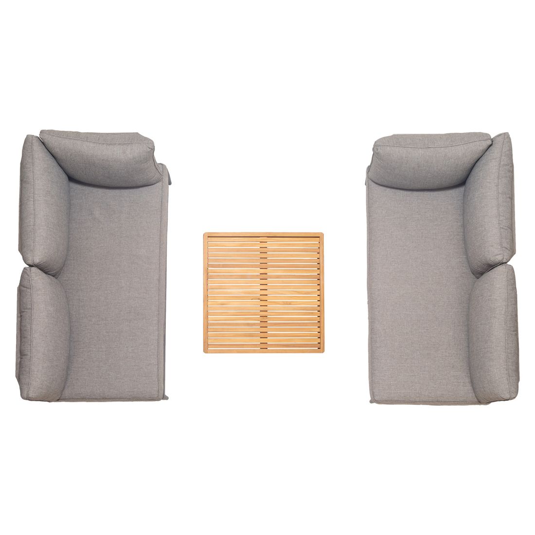 Hagesofa Topaz aluminium/olefin 149 cm - LifestyleGarden