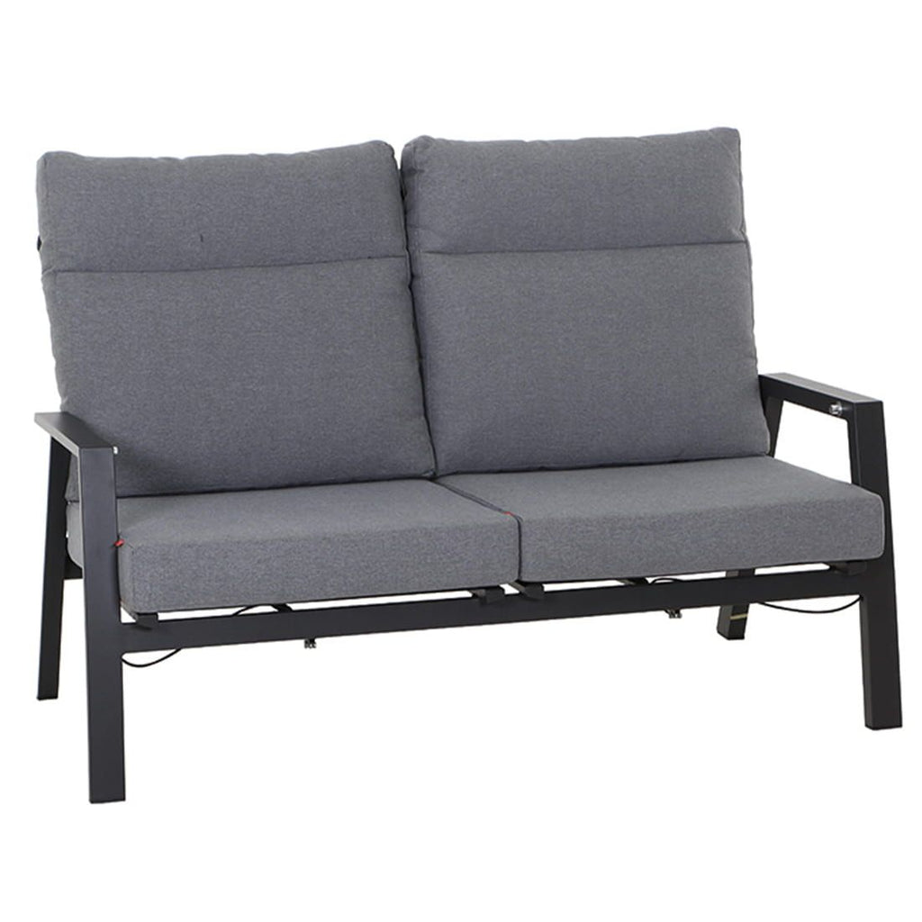 Hagesofa Valencia justerbar aluminium 152 cm - Siena Garden bakside