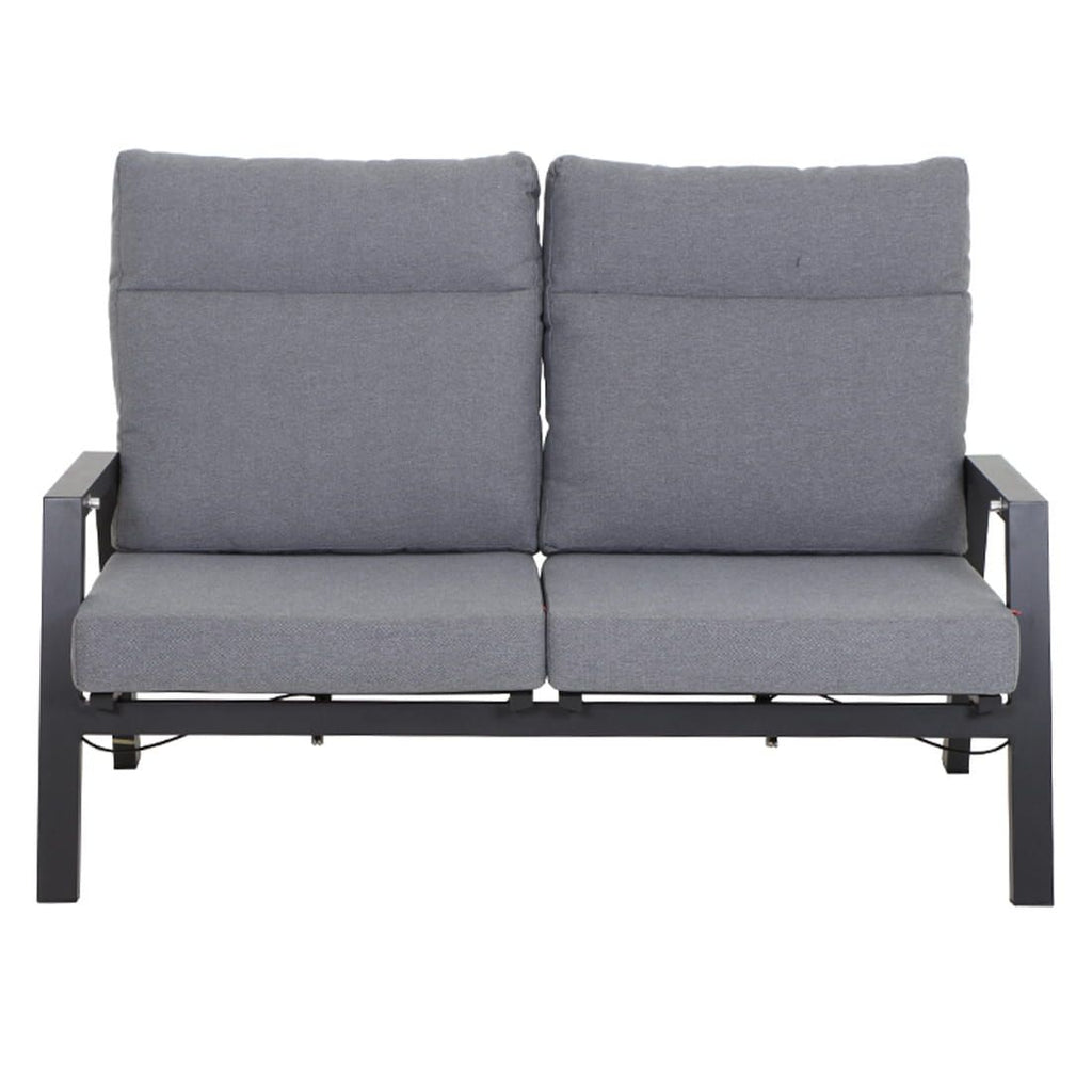 Hagesofa Valencia justerbar aluminium 152 cm - Siena Garden detalj av ryggstøtte