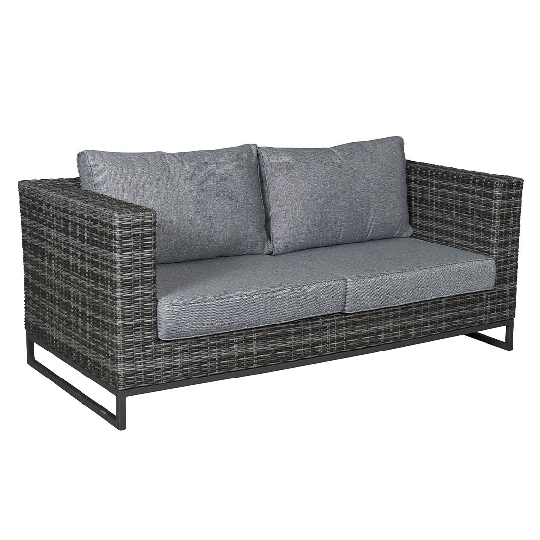 Hagesofa Vivera aluminium/polyrotting 174 cm bakside