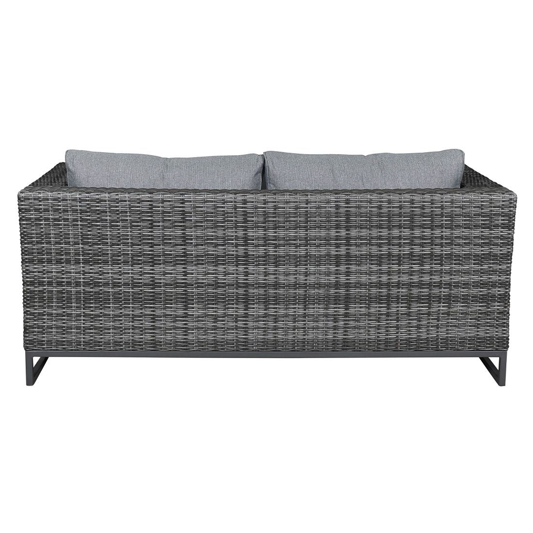Nærbilde av stoff på Hagesofa Vivera aluminium/polyrotting 174 cm