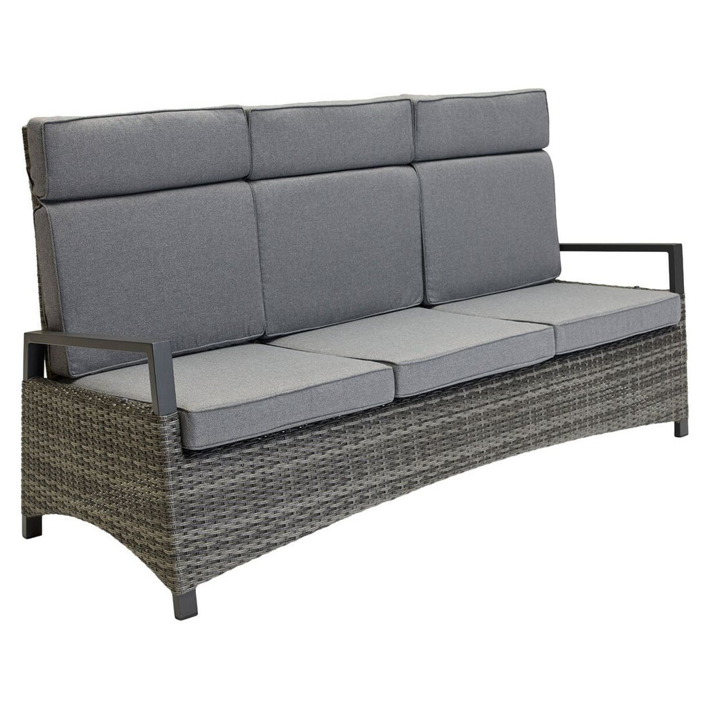Hagesofa Vivera polyrotting med puter bakside