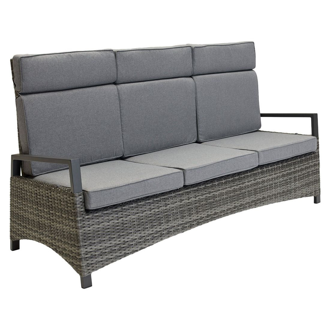 Hagesofa Vivera polyrotting med puter bakside