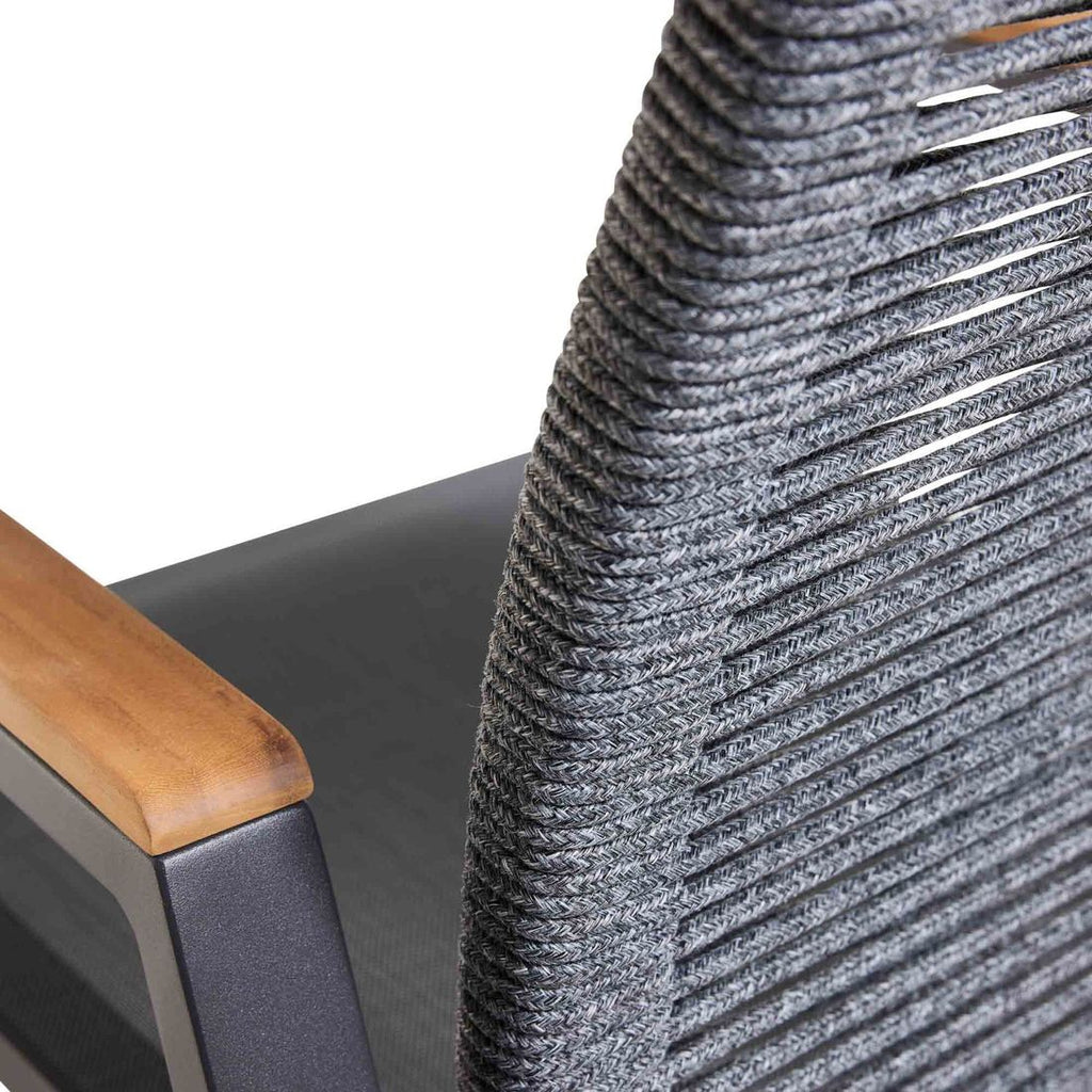 Hagestol 7011 aluminium regulerbar rygg med pute - Interliving