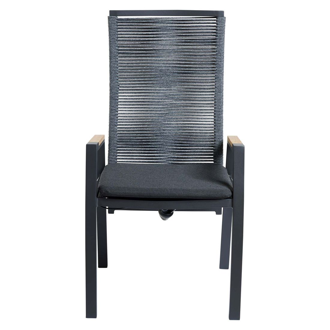 Hagestol 7011 aluminium regulerbar rygg med pute - Interliving