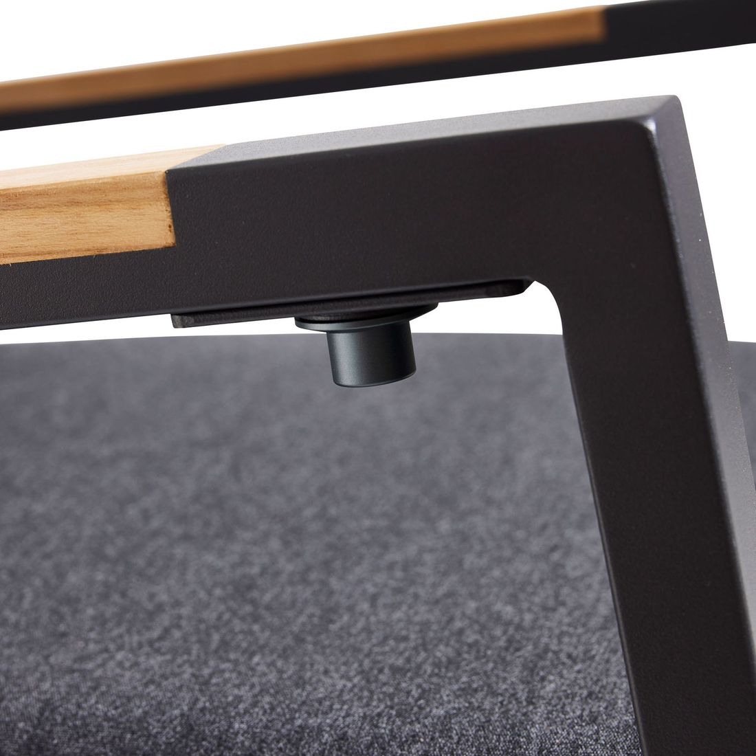 Hagestol 7011 aluminium regulerbar rygg med pute - Interliving