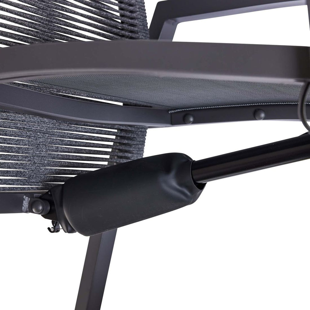 Hagestol 7011 aluminium regulerbar rygg med pute - Interliving
