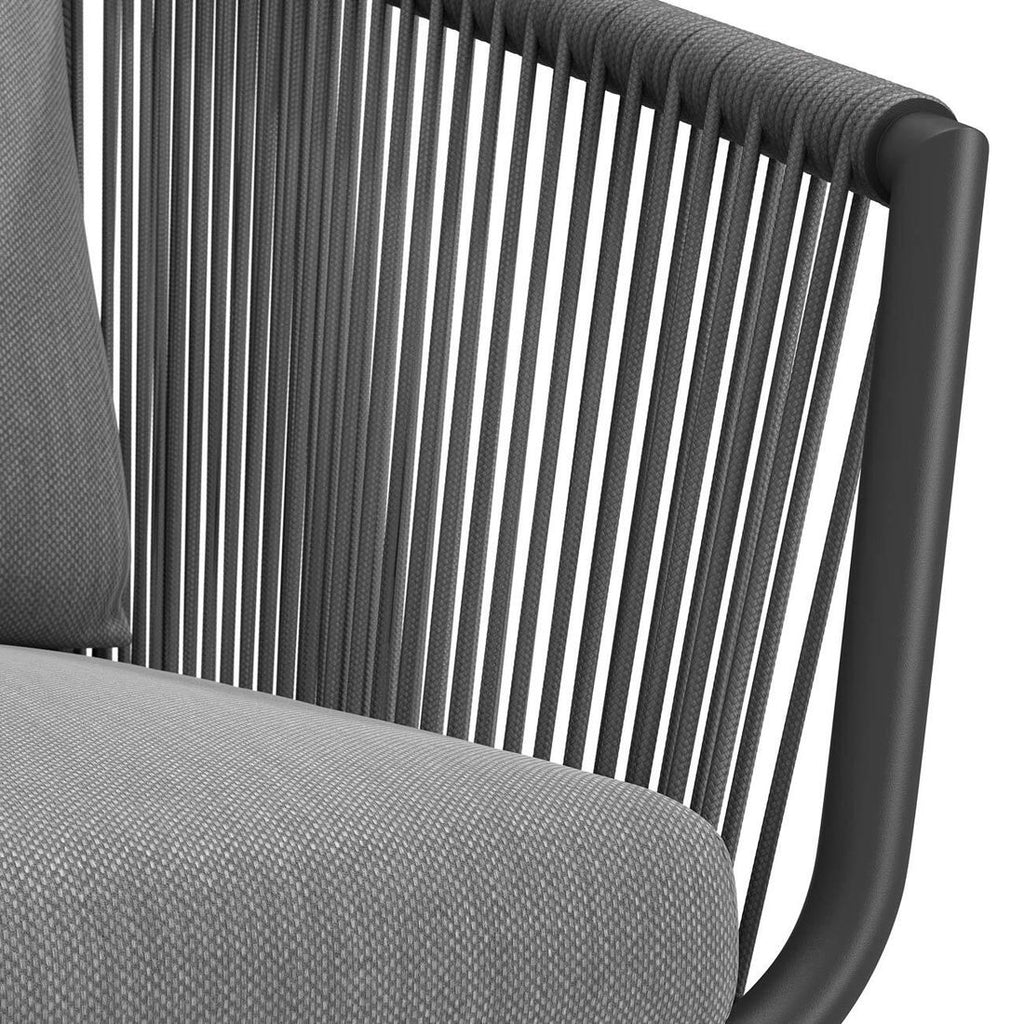 Hagestol Alex dreibar aluminium med puter 56x57 cm - OUTLIV.