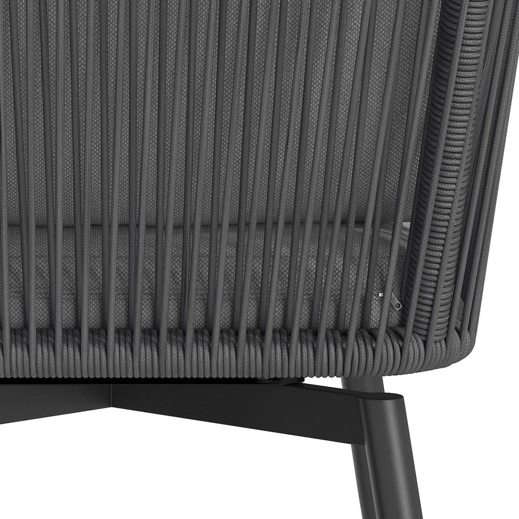 Hagestol Alex dreibar aluminium med puter 56x57 cm - OUTLIV.