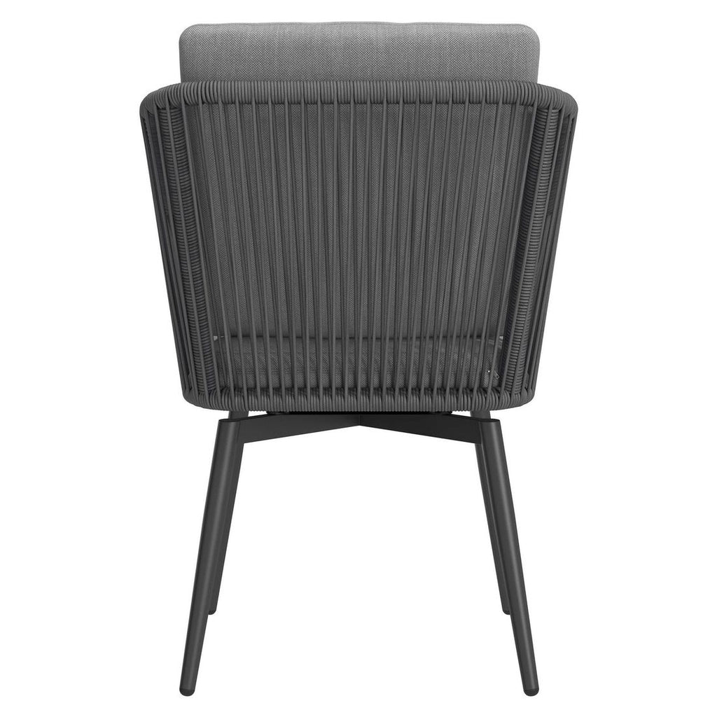 Hagestol Alex dreibar aluminium med puter 56x57 cm - OUTLIV.